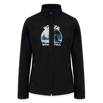 Freezing Landscape - Women’s Soft Shell Jacket - black - Front