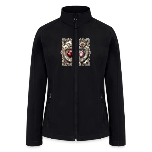 Keeper of My Deepest Love Victorian Locket T-Shirt - Women’s Soft Shell Jacket