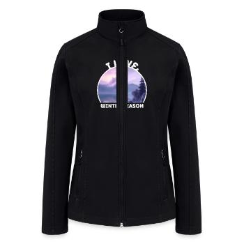 Freezing Landscape - Women’s Soft Shell Jacket - black - Front