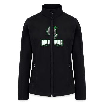 Zombie Hunter Logo - Women’s Soft Shell Jacket - black - Front