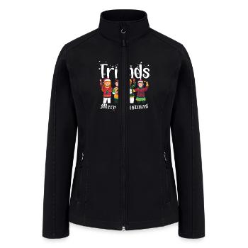 Best Friends Christmas - Women’s Soft Shell Jacket - black - Front