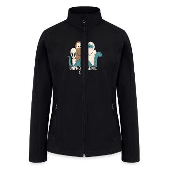 The Unphotogenic Club - Women’s Soft Shell Jacket - black - Front