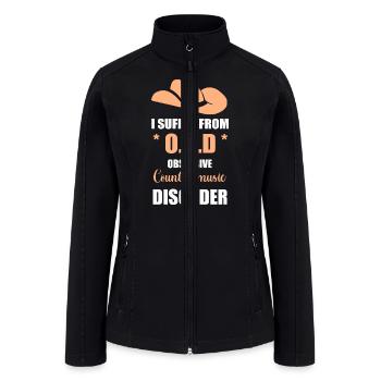ocd country hat - Women’s Soft Shell Jacket - black - Front