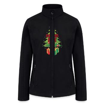 Christmas Clothing Xmas Holiday - Women’s Soft Shell Jacket - black - Front