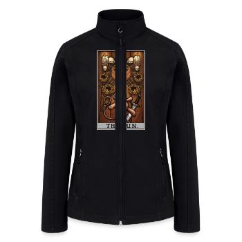 The Sun Terror Tarot Edition - Women’s Soft Shell Jacket - black - Front