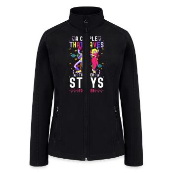 Rave Dancing Disco - Women’s Soft Shell Jacket - black - Front
