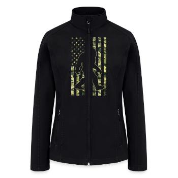 Bigfoot - Women’s Soft Shell Jacket - black - Front