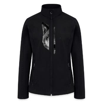 Wolf s s Magical Wolves - Women’s Soft Shell Jacket - black - Front