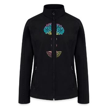 Molecular Biology Scientist DNA Tree Of Life - Women’s Soft Shell Jacket - black - Front
