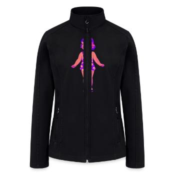 Paper doll - Women’s Soft Shell Jacket - black - Front