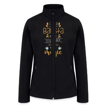 Coffee Portafilter Espresso - Women’s Soft Shell Jacket - black - Front
