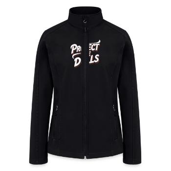 Protect the dolls - Women’s Soft Shell Jacket - black - Front