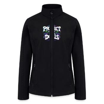 Protect the dolls - Women’s Soft Shell Jacket - black - Front