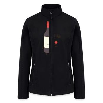 Chill And Unwine - Women’s Soft Shell Jacket - black - Front