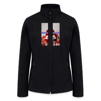 DONATE CAR FOR SANTA - Women’s Soft Shell Jacket - black - Front