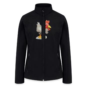 Chicken - Women’s Soft Shell Jacket - black - Front