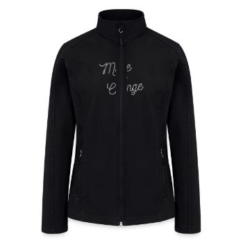 Make a change - Women’s Soft Shell Jacket - black - Front