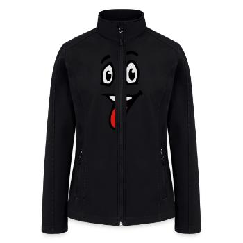 face / visage - Women’s Soft Shell Jacket - black - Front