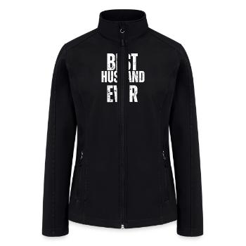 best husband ever. - Women’s Soft Shell Jacket - black - Front