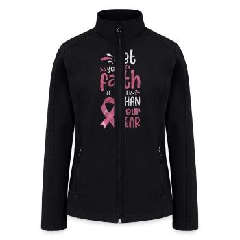 Chemo Cancer Screening Healing - Women’s Soft Shell Jacket - black - Front