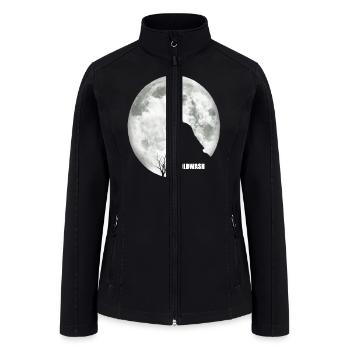 BARK AT THE MOON - Women’s Soft Shell Jacket - black - Front