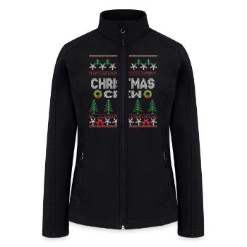 Christmas Crew - Women’s Soft Shell Jacket - black - Front