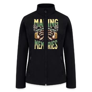 Making Memories - Women’s Soft Shell Jacket - black - Front