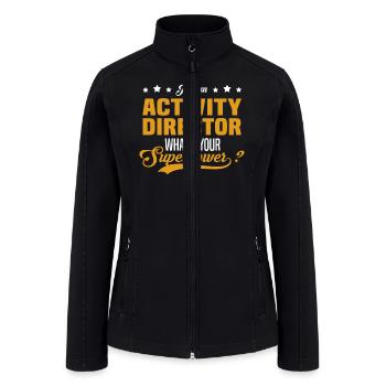 Activity Director - Women’s Soft Shell Jacket - black - Front