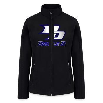 Fitted Cotton Double D T-Shirt - Women’s Soft Shell Jacket - black - Front