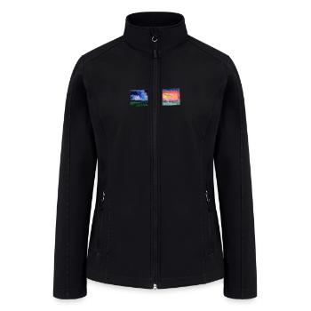 Landscape - Women’s Soft Shell Jacket - black - Front
