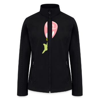 flora 26 - Women’s Soft Shell Jacket - black - Front