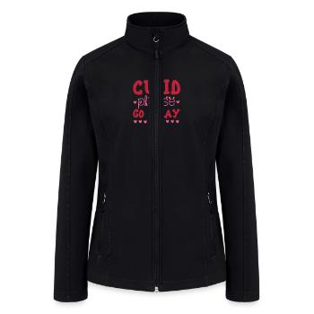 Cupid please Go AWAY - Women’s Soft Shell Jacket - black - Front