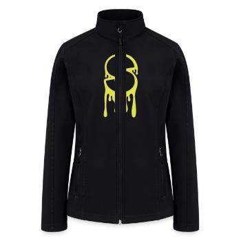 Tees - Women’s Soft Shell Jacket - black - Front