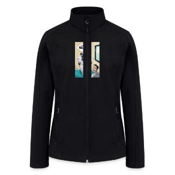 French life - Women’s Soft Shell Jacket - black - Front