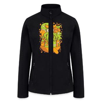 Paddle Away - Women’s Soft Shell Jacket - black - Front