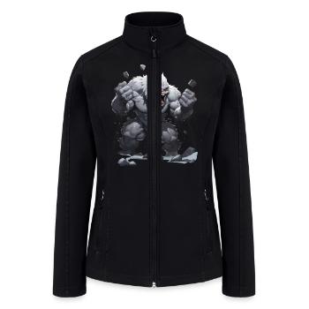Giant Grey Beast - Women’s Soft Shell Jacket - black - Front