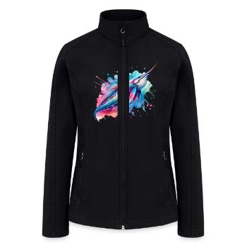 Giant Oar Fish - Women’s Soft Shell Jacket - black - Front