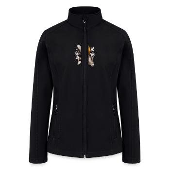 Golden Bird - Women’s Soft Shell Jacket - black - Front