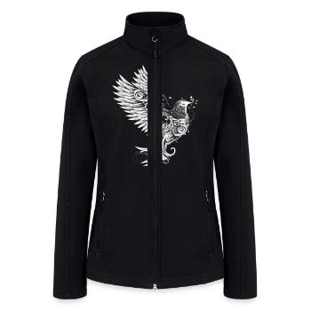 White Pigeon - Women’s Soft Shell Jacket - black - Front