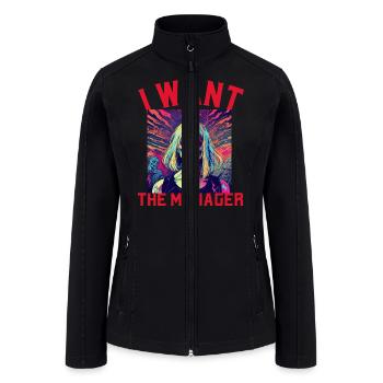 Angry ANGRY Karen Zombie of the Apocalypse - Women’s Soft Shell Jacket - black - Front