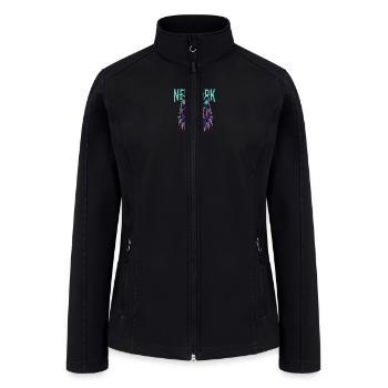 new york cat - Women’s Soft Shell Jacket - black - Front