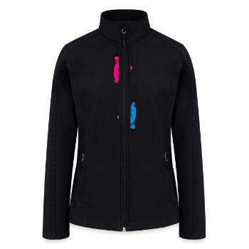 hand key index finger 0 - Women’s Soft Shell Jacket - black - Front