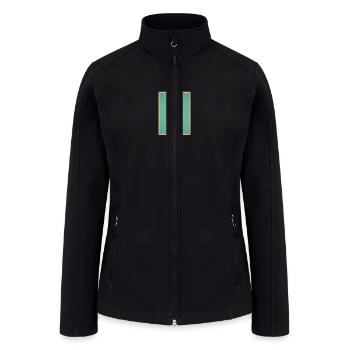 Retro Ice Cream Cone Graphic Tee - Sweet & Classic - Women’s Soft Shell Jacket - black - Front