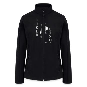 Joker Playing Card Gambling - Women’s Soft Shell Jacket - black - Front