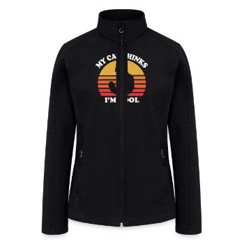 Ragdoll cat - Women’s Soft Shell Jacket - black - Front