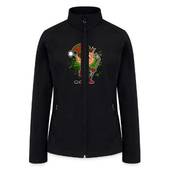 Chistmas Season Elf Ice Hockey - Women’s Soft Shell Jacket - black - Front