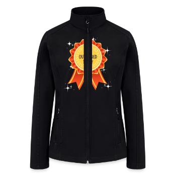 Sarcastic I Got Out of Bed Today Award for - Women’s Soft Shell Jacket - black - Front