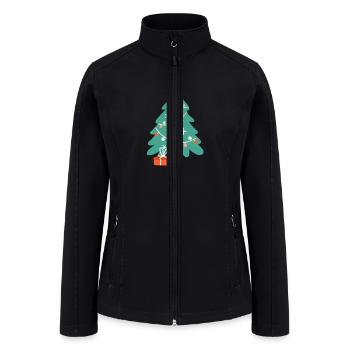 Christmas Tree - Women’s Soft Shell Jacket - black - Front