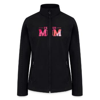Parkour Mom Sport Training Obstacle - Women’s Soft Shell Jacket - black - Front