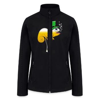 saint patrick's day - Women’s Soft Shell Jacket - black - Front